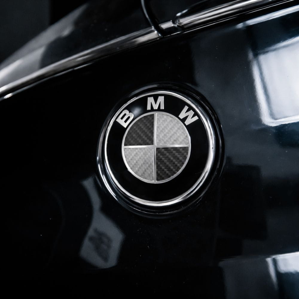 Insignia carbono BMW para Serie 1, 2, 3, 4