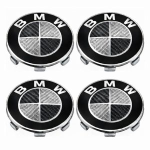 Logo BMW fibra de carbono 68 MM para centro de ruedas