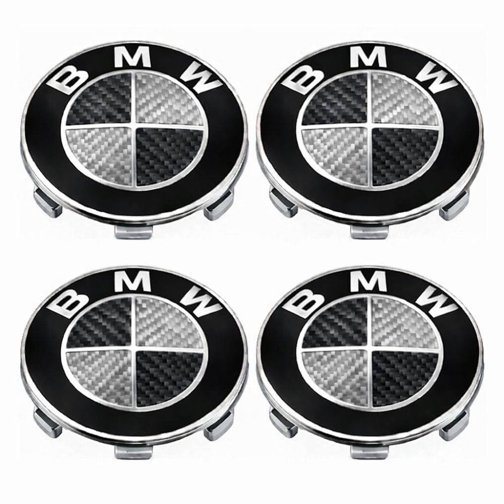 Logo BMW fibra de carbono 68 MM para centro de ruedas