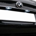 Logo BMW blanco y negro para maletero de X5 E53 de 78 MM