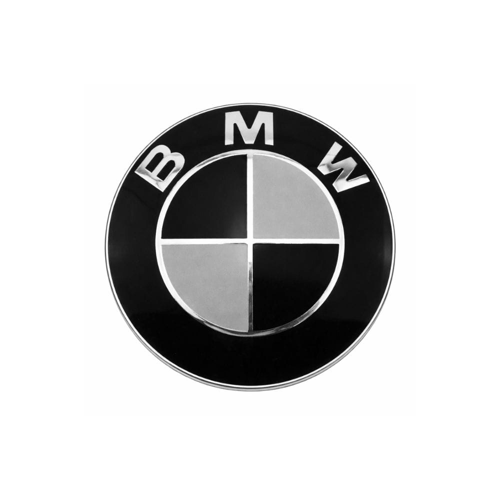 Emblema BMW blanco y negro 45 MM para volante