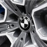 Logo BMW blanco y negro 56 MM para centro de ruedas