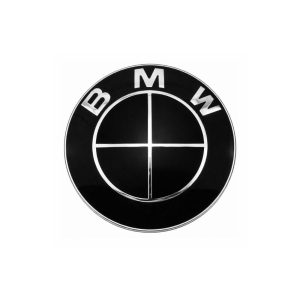 Insignia BMW negra de 45 mm para volante