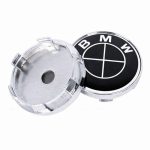 Emblema BMW Negro para centro de llanta de 60 mm