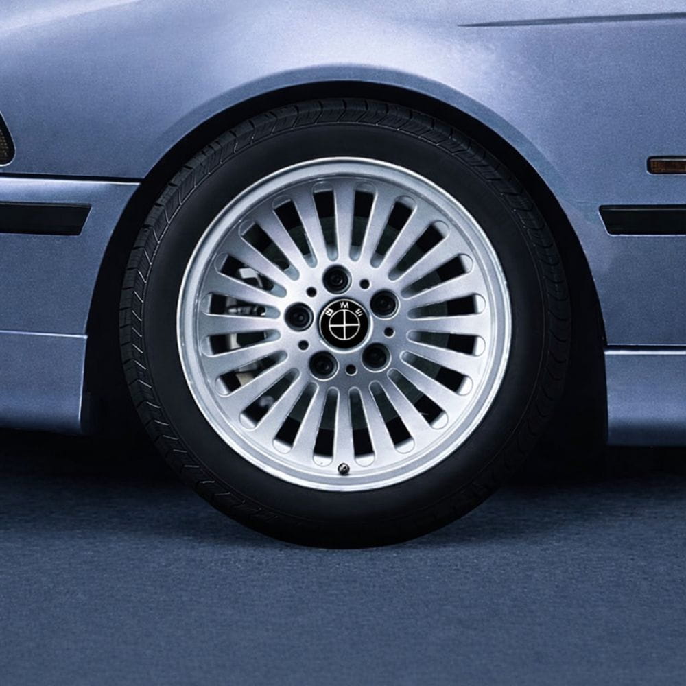 Emblema BMW adhesivo de 65 mm con relieve para llantas