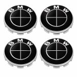 Logo BMW negro 68 MM para centro de ruedas