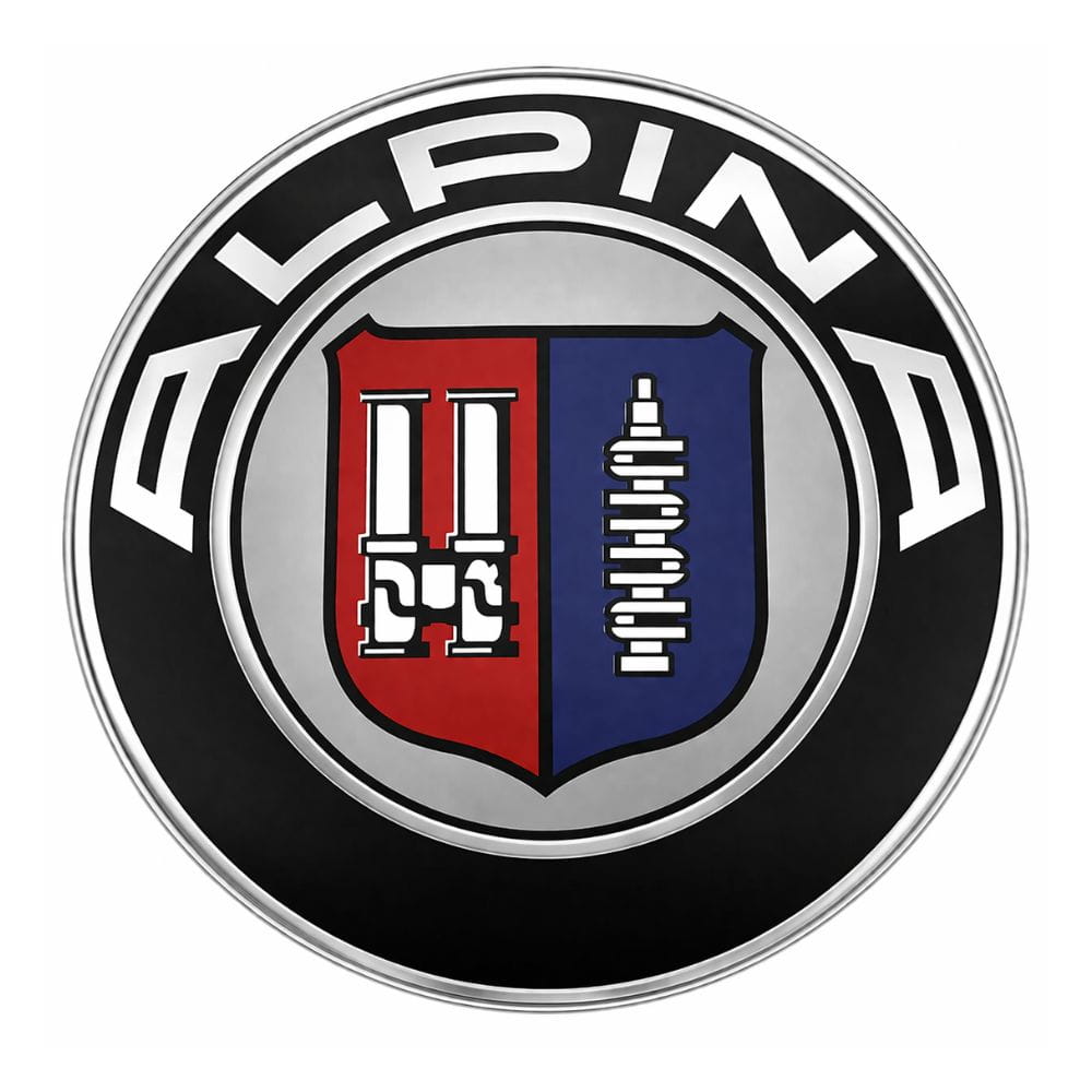 Insignia BMW Alpina de 82 MM para capó o maletero de BMW