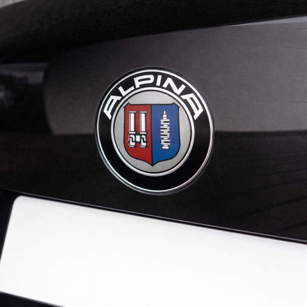 Insignia BMW Alpina de 82 MM para capó o maletero de BMW