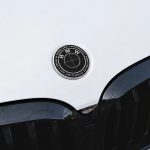 Insignia BMW PERFORMANCE I KNOW THAT MY FUTURE IS NOT JUST A DREAM M POWER de 82 MM para capó o maletero