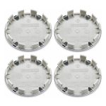 Logo BMW 68 MM para centro de ruedas en blanco y negro