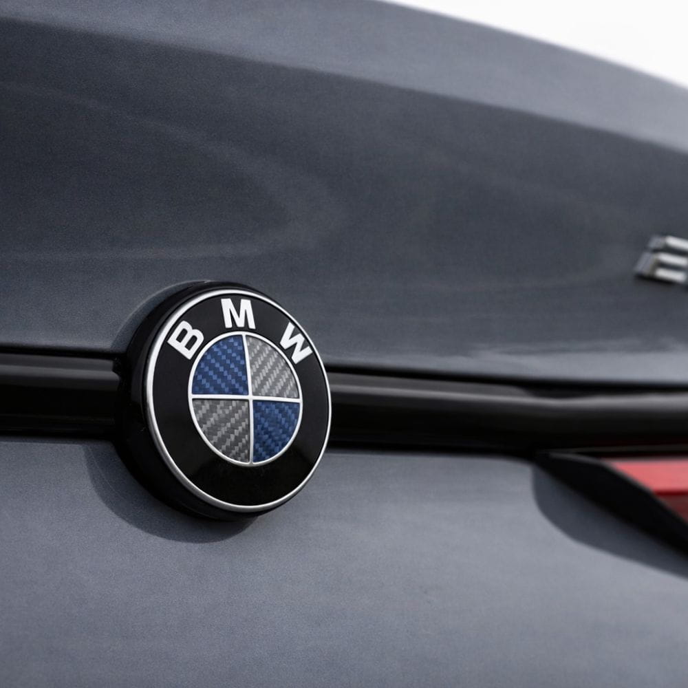 Insignia carbono BMW para Serie 1, 2, 3, 4