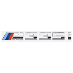Emblema adhesivo M335i para maletero cromado compatible con BMW