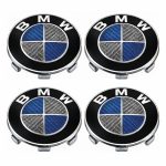 Logo BMW fibra de carbono 68 MM para centro de ruedas