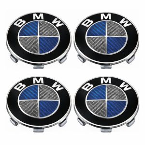 Logo BMW fibra de carbono 68 MM para centro de ruedas