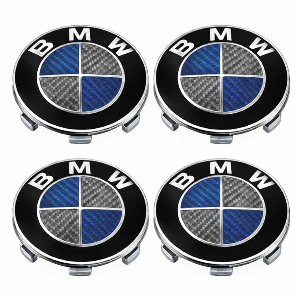 Logo BMW fibra de carbono 68 MM para centro de ruedas
