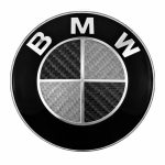 Insignia BMW carbono 74 MM para maletero serie 2, 3, 4.