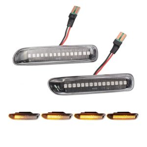Intermitentes dinámicos LED para laterales compatibles con BMW E46 pre-facelift conector T10 (Claros)