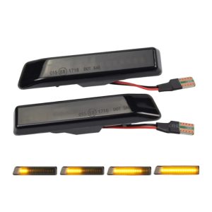 Intermitentes dinámicos LED para laterales compatibles con BMW E36 y X5 E53 (Ahumados)