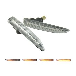 Intermitentes dinámicos LED para laterales compatibles con BMW E65/E66/E67 (Claros)