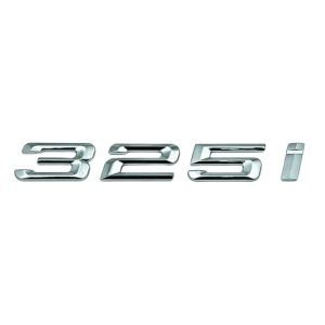 Emblema adhesivo 325i para maletero cromado compatible con BMW