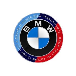 Emblema Performance para laterales/maletero compatible con BMW 78 MM