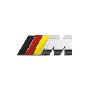 Emblema M Sport para maletero bandera alemana cromado compatible con BMW