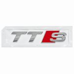 Emblema TTS cromado para maletero de coche Audi TTS 8J y otros modelos.