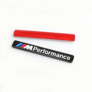 Emblema adhesivo Performance negro compatible con BMW