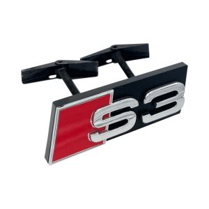 Emblema S3 cromado para parrilla compatible con Audi