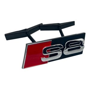 Emblema S8 cromado para parrilla compatible con Audi