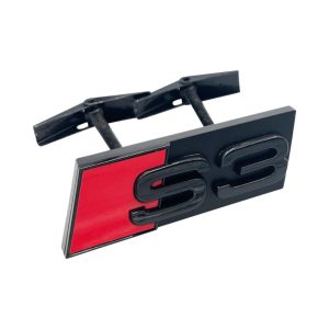 Emblema S3 negro para parrilla compatible con Audi