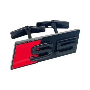 Emblema S5 negro para parrilla compatible con Audi