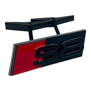 Emblema S8 negro para parrilla compatible con Audi