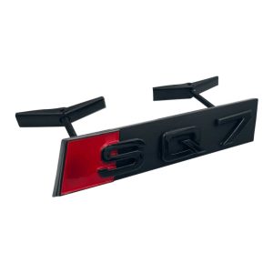 Emblema SQ7 negro para parrilla compatible con Audi