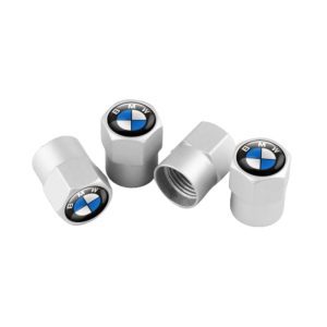 Tapones metálicos grises compatibles con BMW
