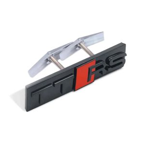 Emblema TTRS negro para parrilla compatible con Audi