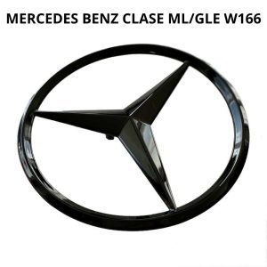 Emblema para maletero negro brillo compatible con Mercedes Benz clase ML/GLE W166