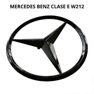 Emblema para maletero negro brillo compatible con Mercedes Benz Clase E W212