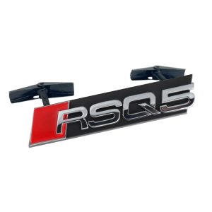 Emblema RSQ5 cromado para parrilla compatible con Audi