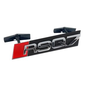 Emblema RSQ7 cromado para parrilla compatible con Audi