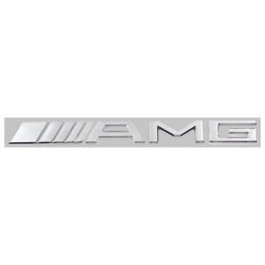 Emblema AMG cromado para maletero compatible con Mercedes Benz (C)