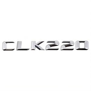Emblema CLK 220 cromado para maletero compatible con Mercedes Benz