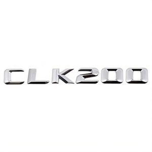 Emblema CLK 200 cromado para maletero compatible con Mercedes Benz