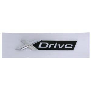 Emblema X Drive cromado compatible con BMW