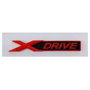 Emblema X Drive rojo compatible con BMW