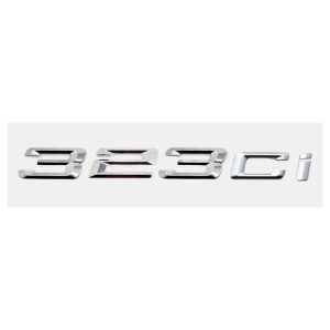 Emblema adhesivo 323Ci para maletero cromado compatible con BMW