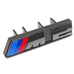 Emblema M2 negro brillo adhesivo para parrilla compatible con BMW