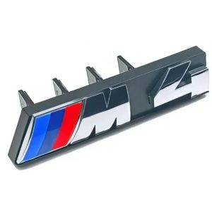 Emblema M4 cromado adhesivo para parrilla compatible con BMW