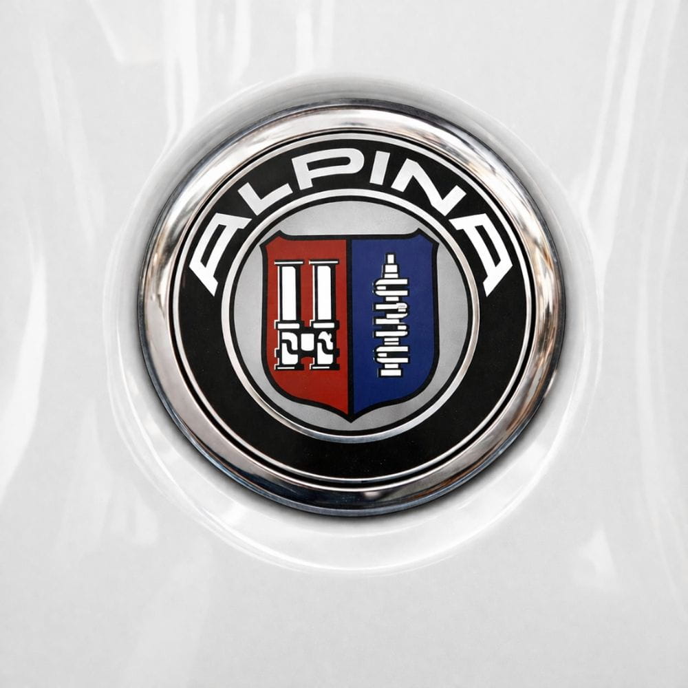 Insignia BMW Alpina de 82 MM para capó o maletero de BMW
