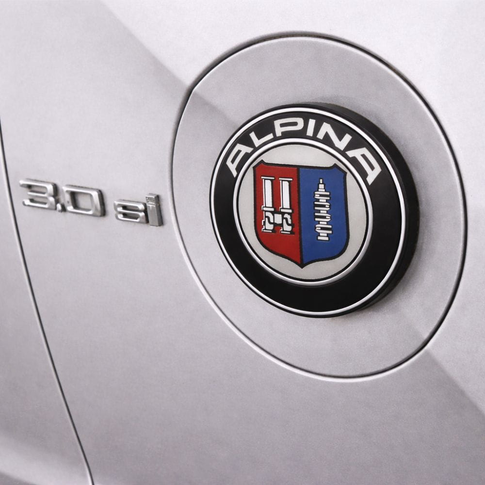 Insignia BMW Alpina de 82 MM para capó o maletero de BMW